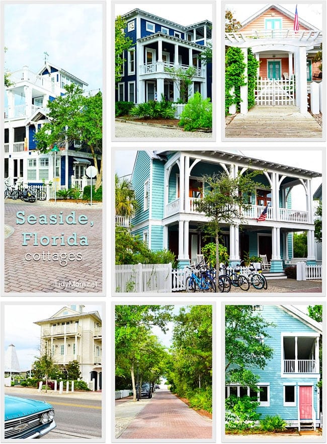 Gorgeous Seaside, Florida cottages. Learn more at TidyMom.net
