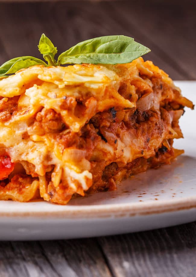 easy no ricotta lasagna