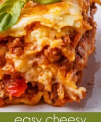 Easy Beef and Ricotta Lasagna