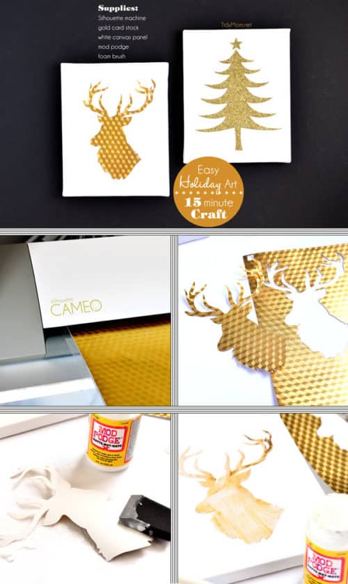 DIY Christmas Wall Art