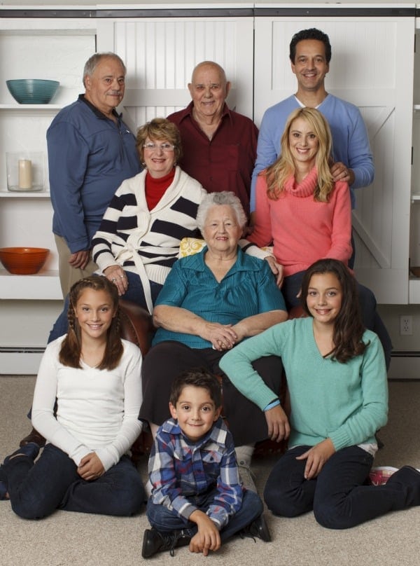 Four Generations One Roof Family picture