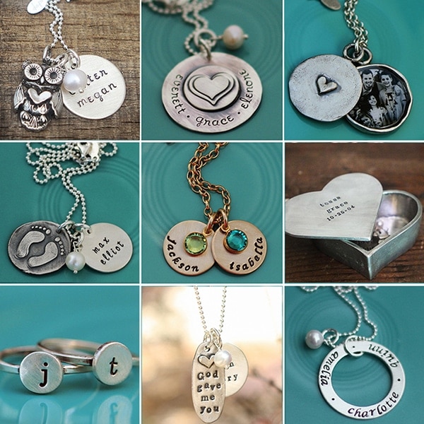 The Vintage Pearl handstamped jewelry