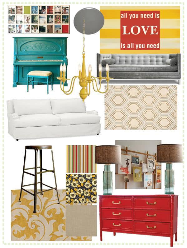 Colorful Home accents