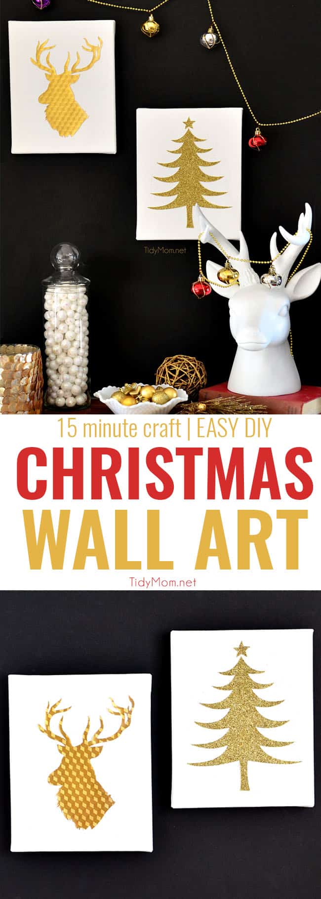 DIY Christmas Wall Art