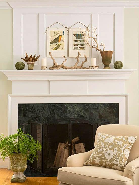 Creative Fireplace Mantle