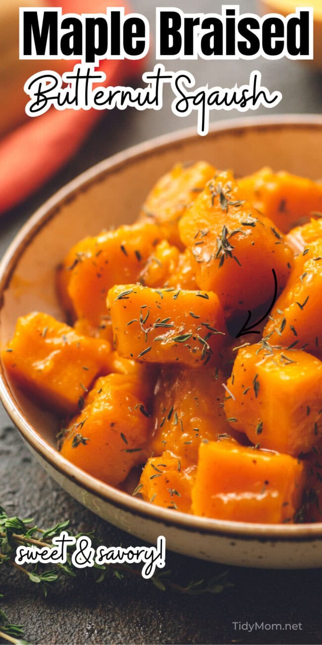 butternut squash side dish in a bowl