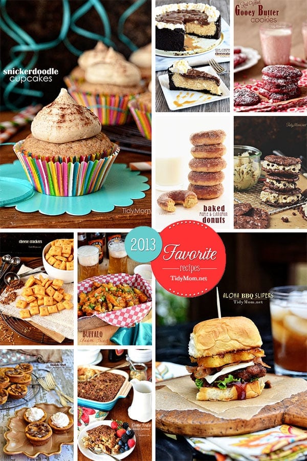 Top 10 Favorite Recipes of 2013 at TidyMom.net