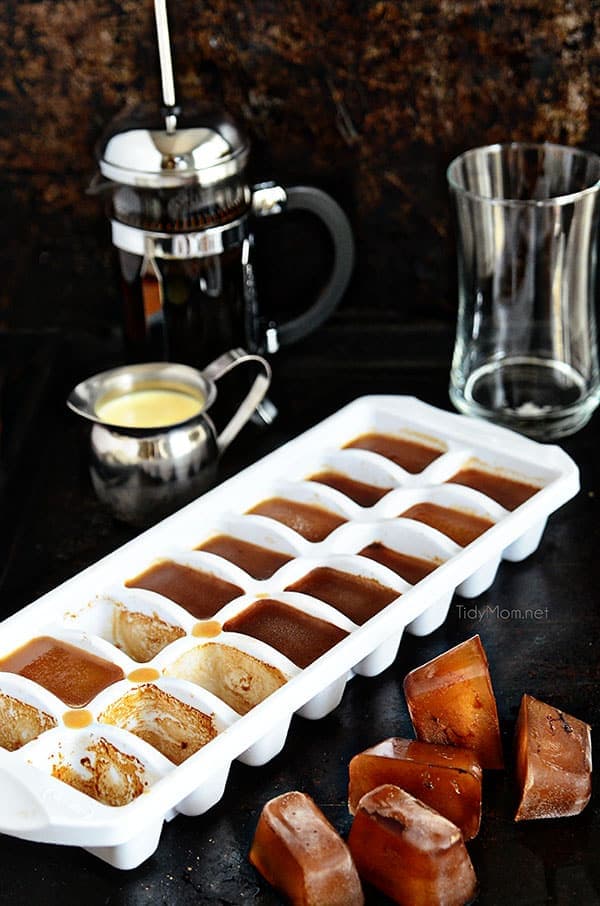 Coffee Ice Cubes are the secret to good iced coffee