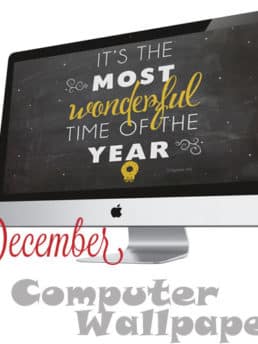 FREE December Background Wallpaper at TidyMom