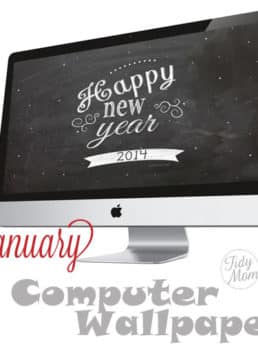 Happy New Year! January 2014 Decorate Your Desktop & iPhone Freebie