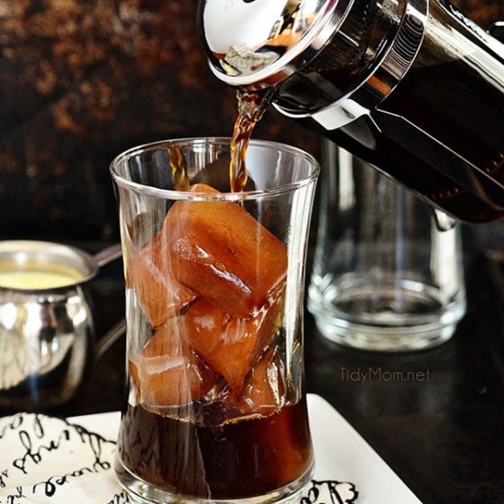 How to Make Cold Brewed Coffee Eggnog Iced Coffee Recipe