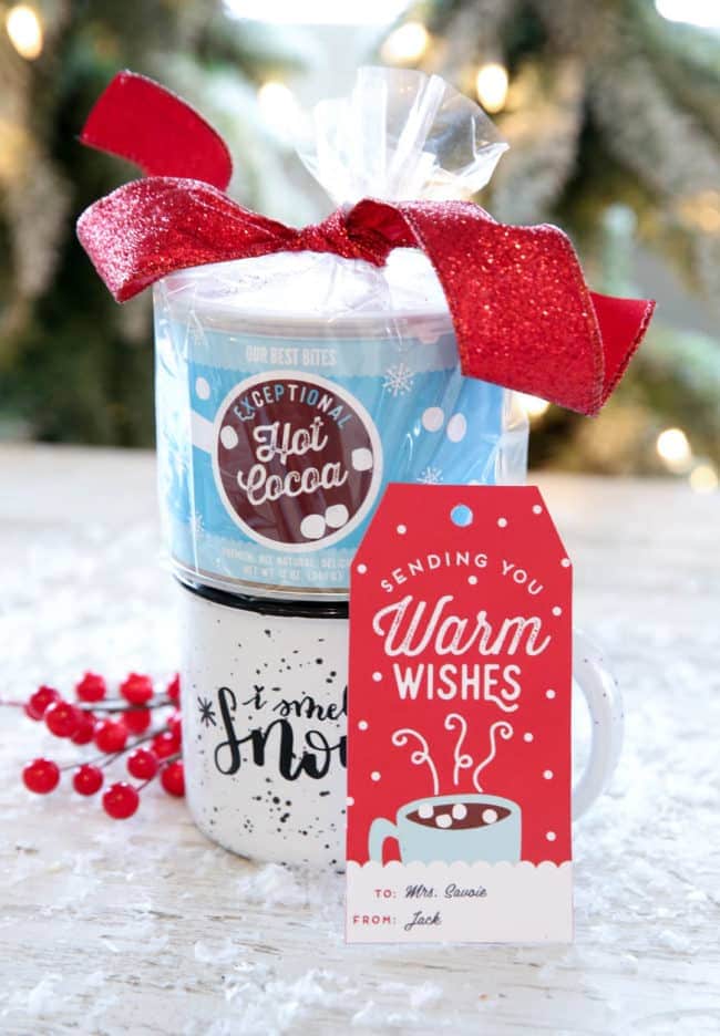 CUSTOMIZABLE Free printable Christmas Gift Tags at Our Best Bites