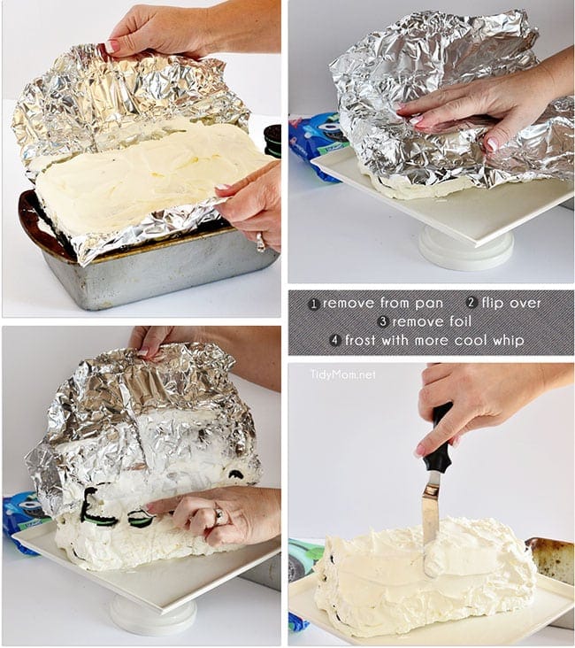 How to make a Mint Oreo Icebox Cake at TidyMom.net