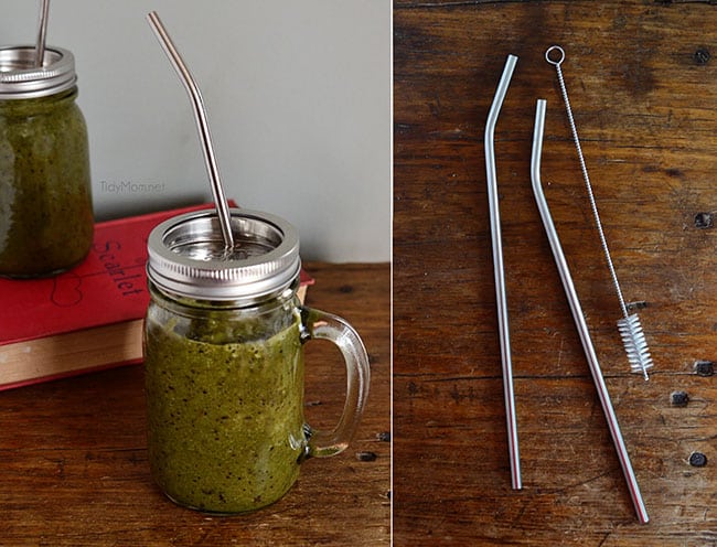 Stainless Steel Straws at TidyMom.net