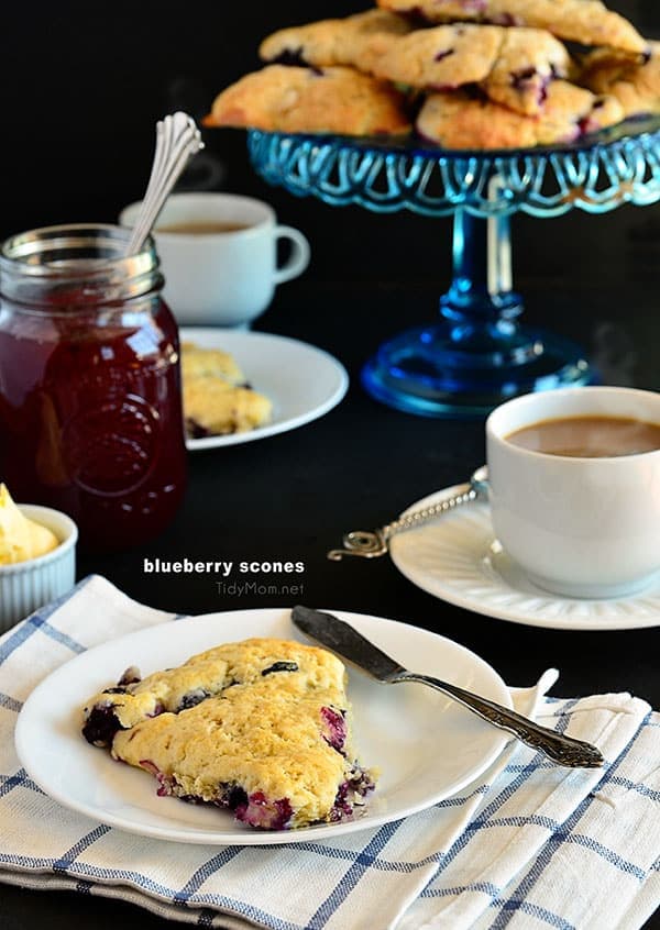 Blueberry Cream Scones