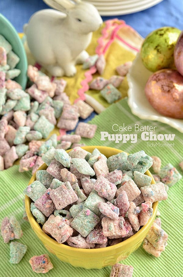 Cake Batter Puppy Chow Recipe