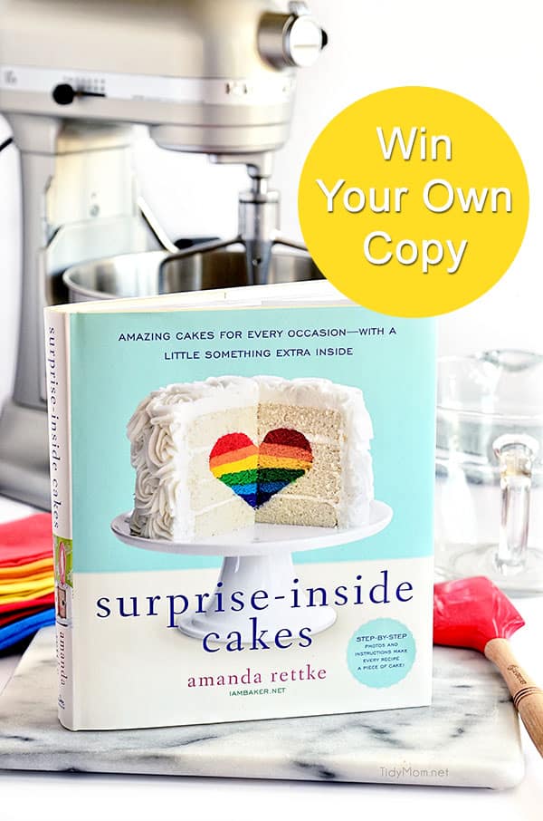 Surprise your friends and family with these stunningly inventive cakes, including easy-to-follow instructions that even a beginner can master.  Surprise Inside Cakes by Amanda Rettke