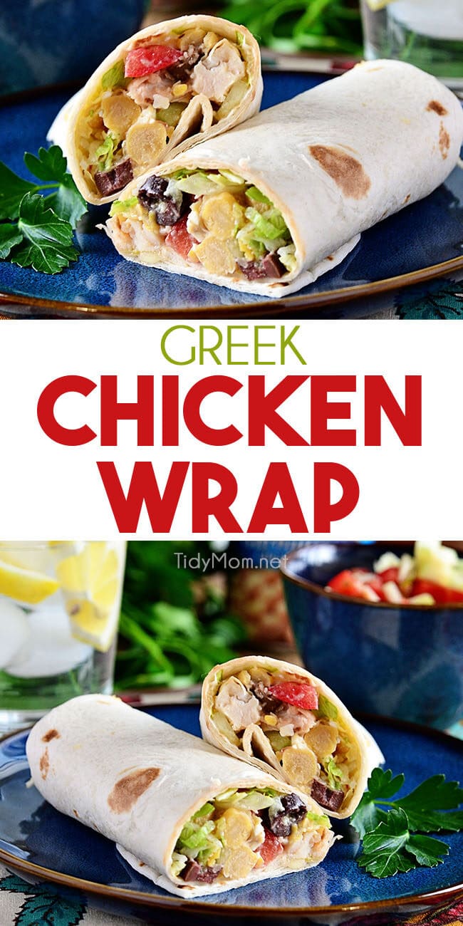 Greek Chicken Wrap Recipe