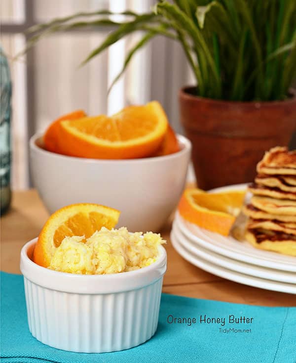 Orange Honey Butter recipe at TidyMom.net