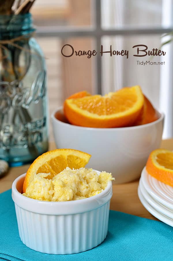 Orange Honey Butter recipe at TidyMom.net