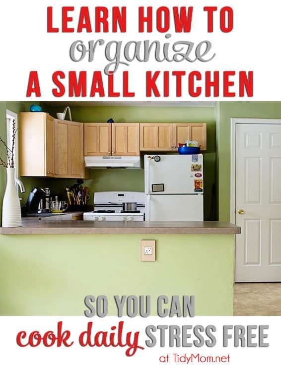 Organizing A Small Kitchen  Small Kitchen Organization Tips