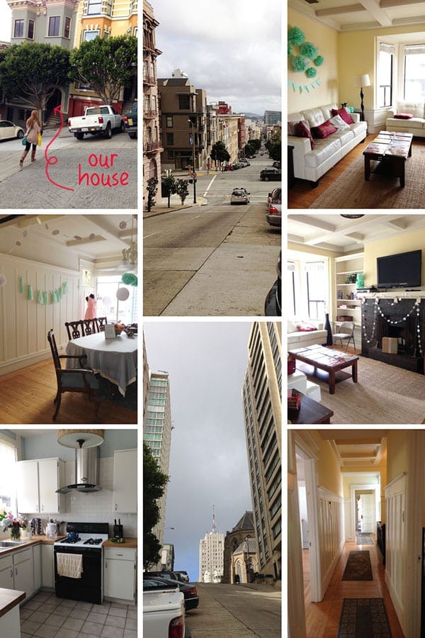 The house where we stayed in San Francisco while visiting Stitch Fix