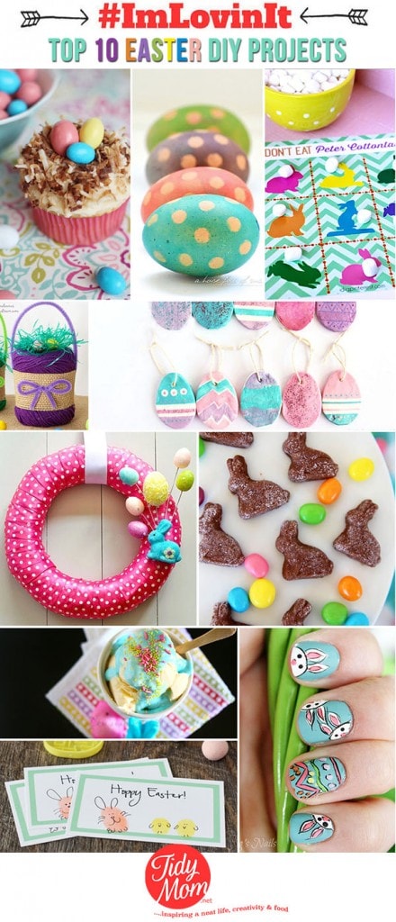 Top 10 EASTER DIY Projects at TidyMom.net