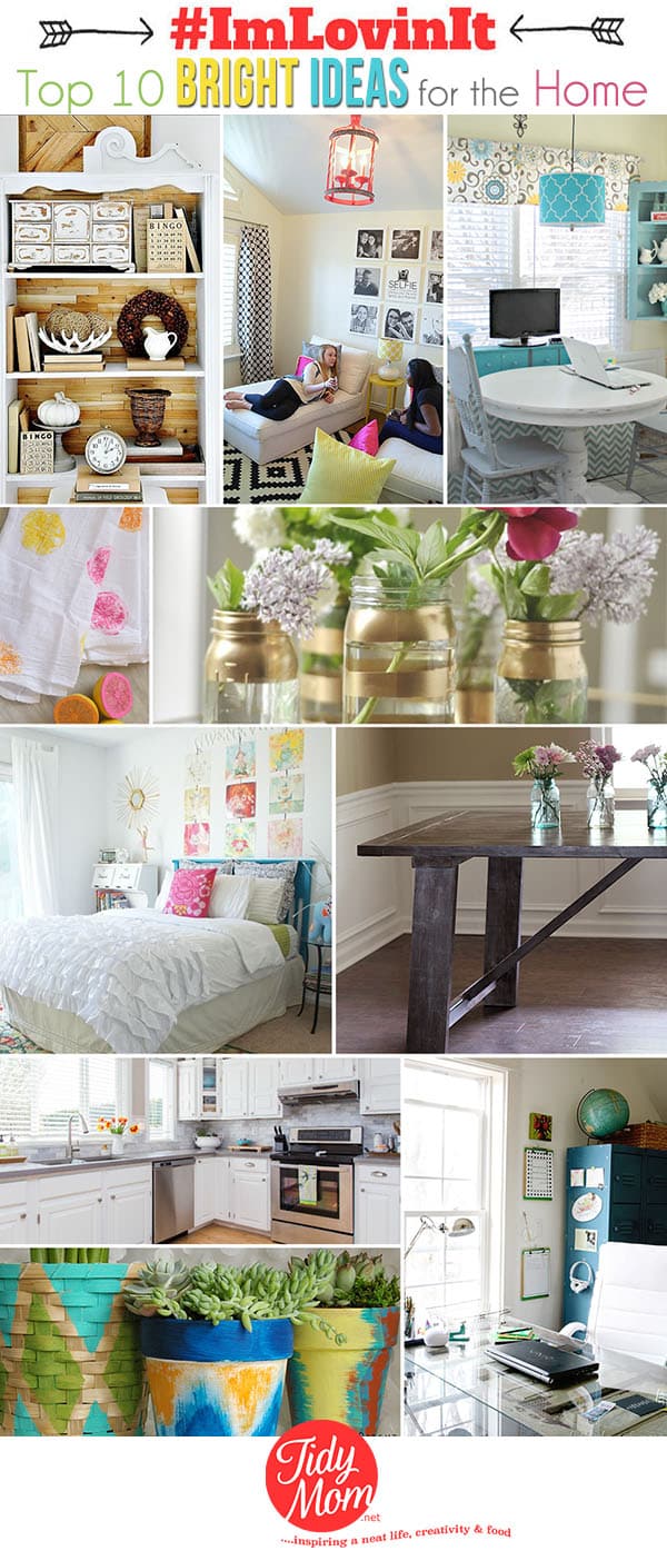 Top 10 Bright Ideas for the Home at TidyMom.net #ImLovinIt