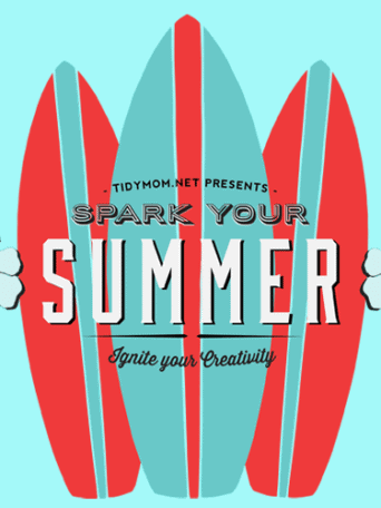 Spark Your Summer! Ignite your creativity with summer activities, crafts, decor, recipes and more at TidyMom.net