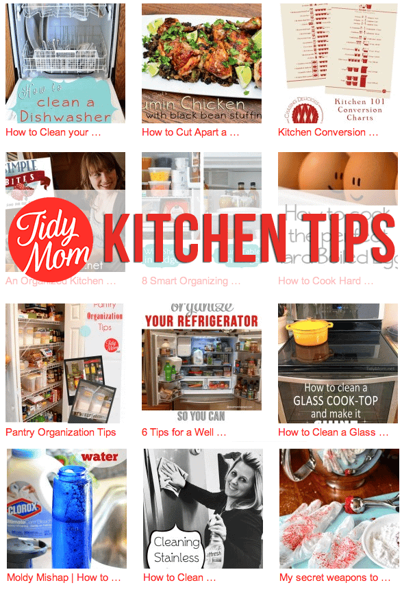 Kitchen Tips to make your life easier at TidyMom.net