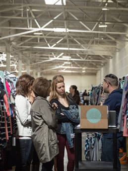 Bloggers tour the Stitch Fix Hizzy in San Francisco