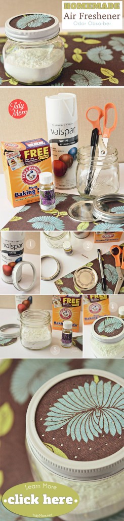 DIY Homemade Air Freshener tutorial at TidyMom.net