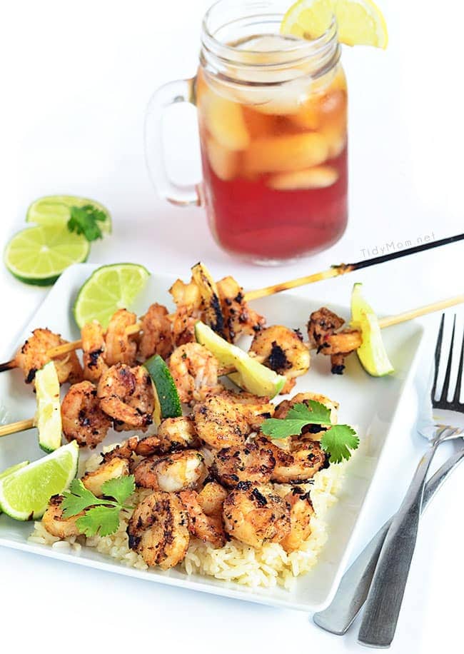 Spicy Coconut & Lime Grilled Shrimp Scampi recipe