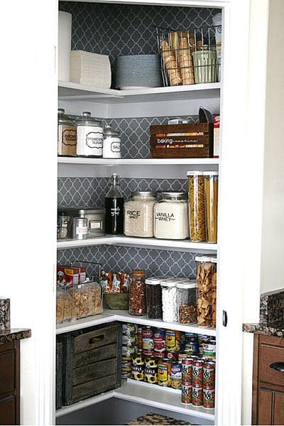 Organized Kitchen Pantry at House of Smiths