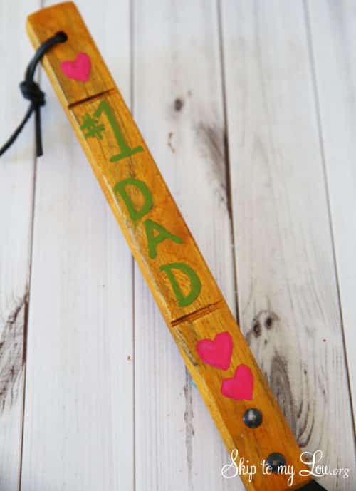 DIY Personalized Grill Spatula at Tidymom.net