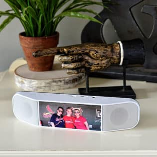 Meet the customizable bluetooth speaker that doubles as portable power source and can be customized with your photo or logo. PowerSound II GIVEAWAY at TidyMom.net