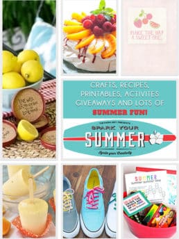 Spark Your Summer - Ignite your creativity with summer recipes, crafts, giveaways and more at TidyMom.net