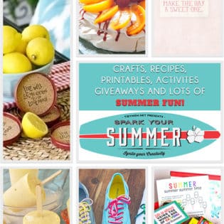 Spark Your Summer - Ignite your creativity with summer recipes, crafts, giveaways and more at TidyMom.net
