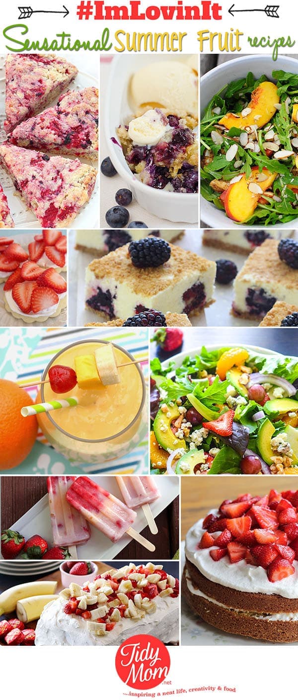 Sensational Summer Fruit Recipes at TidyMom.net