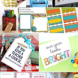 10 Back to School free printables and organization ideas at TidyMom.net