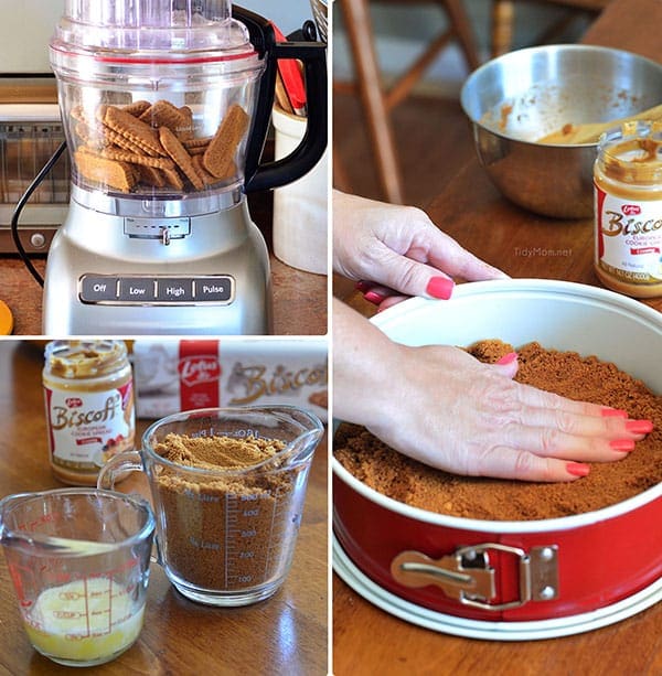 Biscoff cookie crust