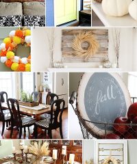 Top 10 Fall Home Decor and Crafts at TidyMom.net