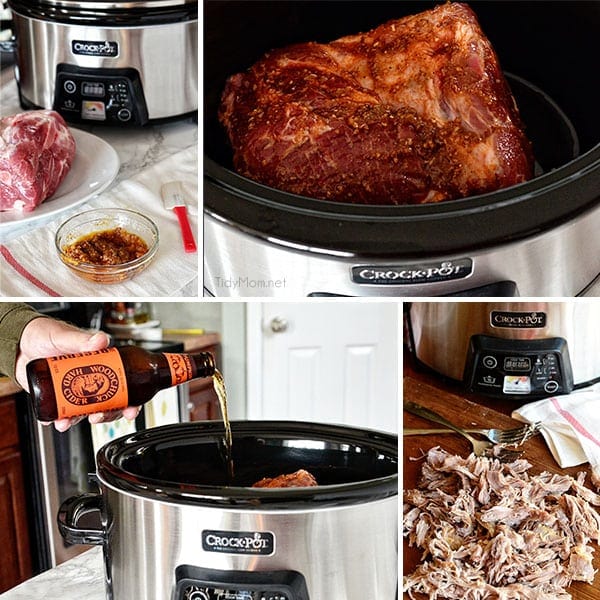 Delicious Pulled Pork recipe in Crock-Pot® Slow Cooker recipe at TidyMom.net