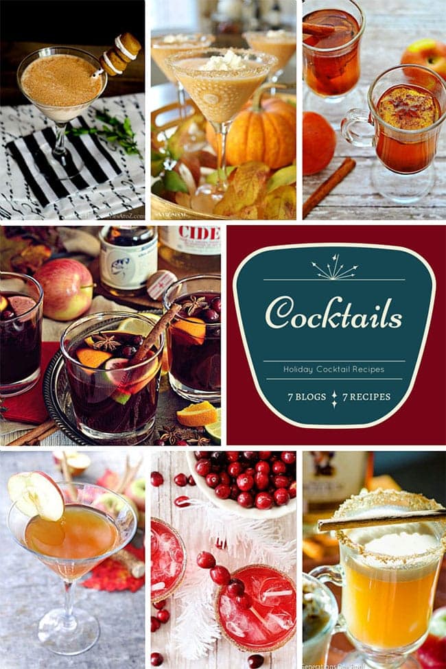 7 Cocktail Recipes for Holiday Entertaining at TidyMom.net