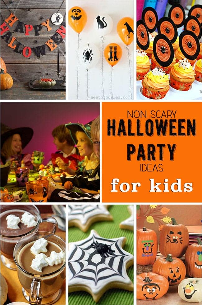 Non-scary Halloween Party Ideas for kids