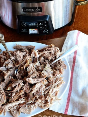 Delicious Pulled Pork in the Crock-Pot® Slow Cooker - recipe at TidyMom.net