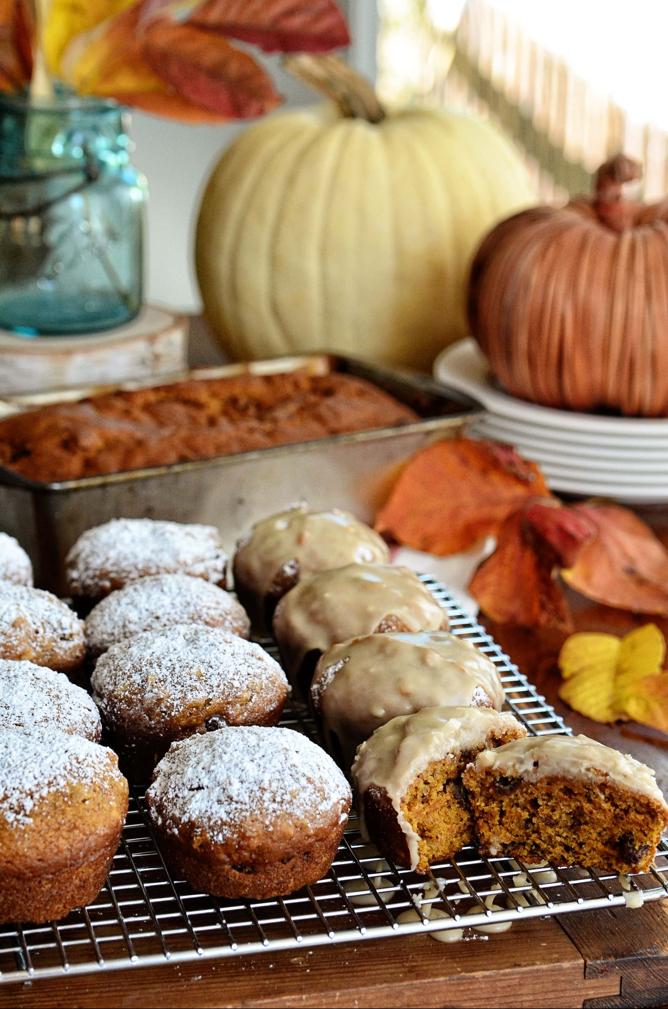 Pumpkin Bread Muffins Feature Image 
