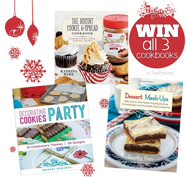 Win all 3 cookbooks!