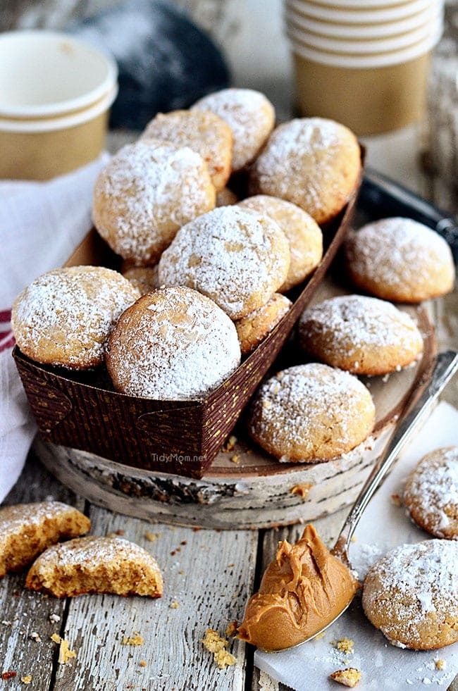 Soft and fluffy Gooey Butter Cookies - recipe at TidyMom.net