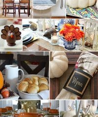 Rustic to formal, rolls to dessert, napkins to placecards and more! Everything you need to inspire a beautiful Thanksgiving Table at TidyMom.net